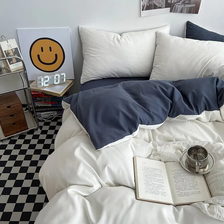 Rynx | Pastel Reversible Aesthetic Bedding Set