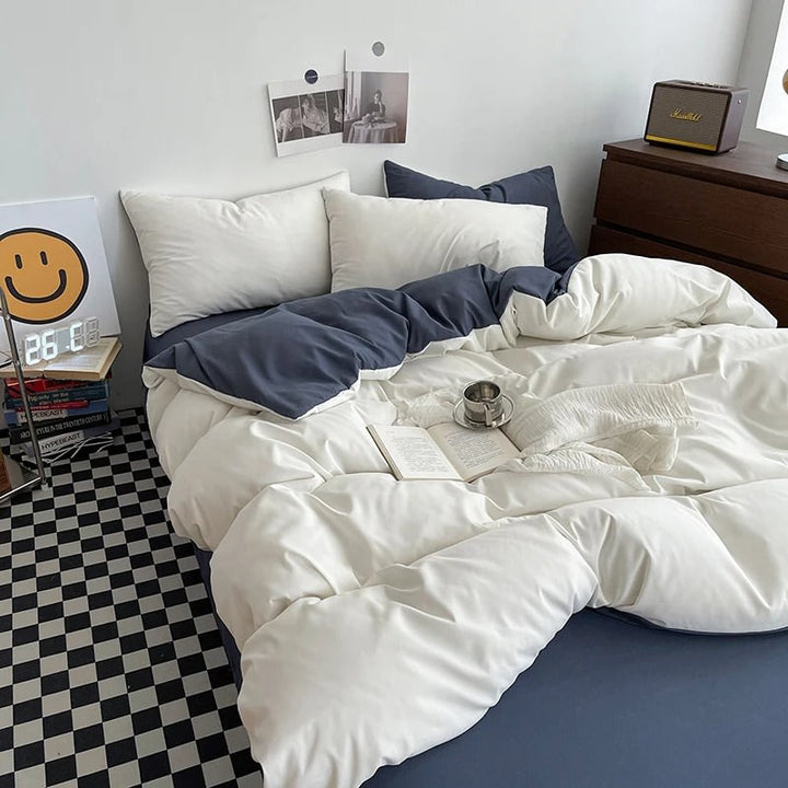 Rynx | Pastel Reversible Aesthetic Bedding Set