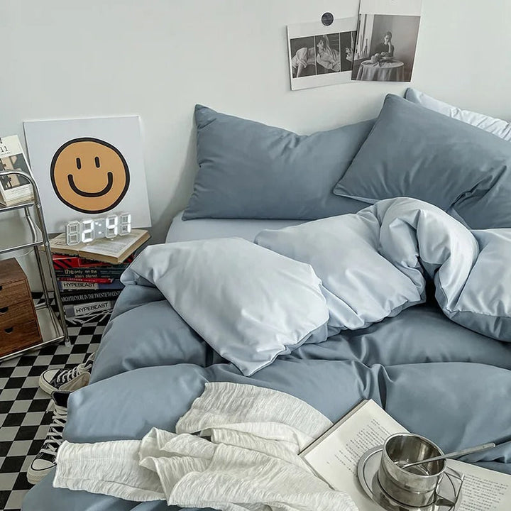 Rynx | Pastel Reversible Aesthetic Bedding Set