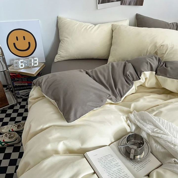 Rynx | Pastel Reversible Aesthetic Bedding Set