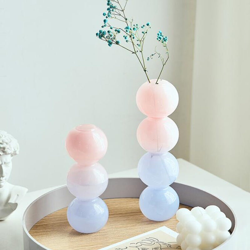 Rynx | Pastel Glass Bubble Vase