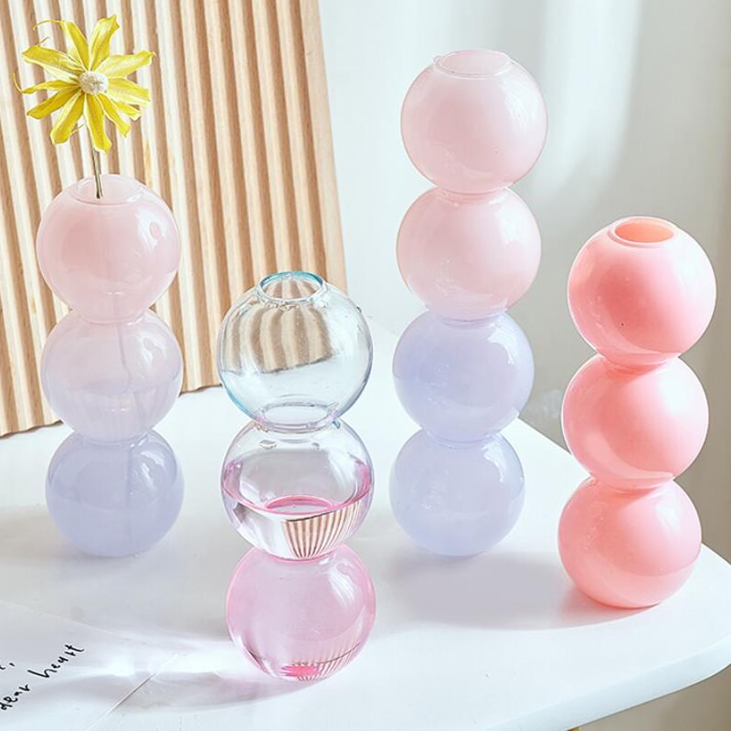 Rynx | Pastel Glass Bubble Vase