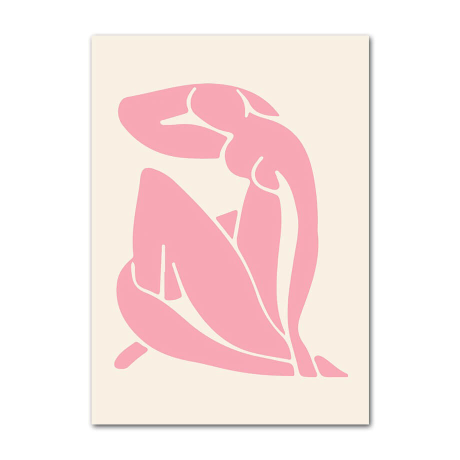 Rynx | Pastel Pink Gallery Wall Art Canvas Poster