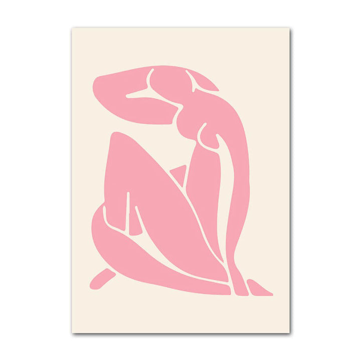 Rynx | Pastel Pink Gallery Wall Art Canvas Poster