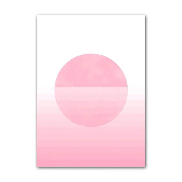 Rynx | Purple Minimal Art Canvas Poster