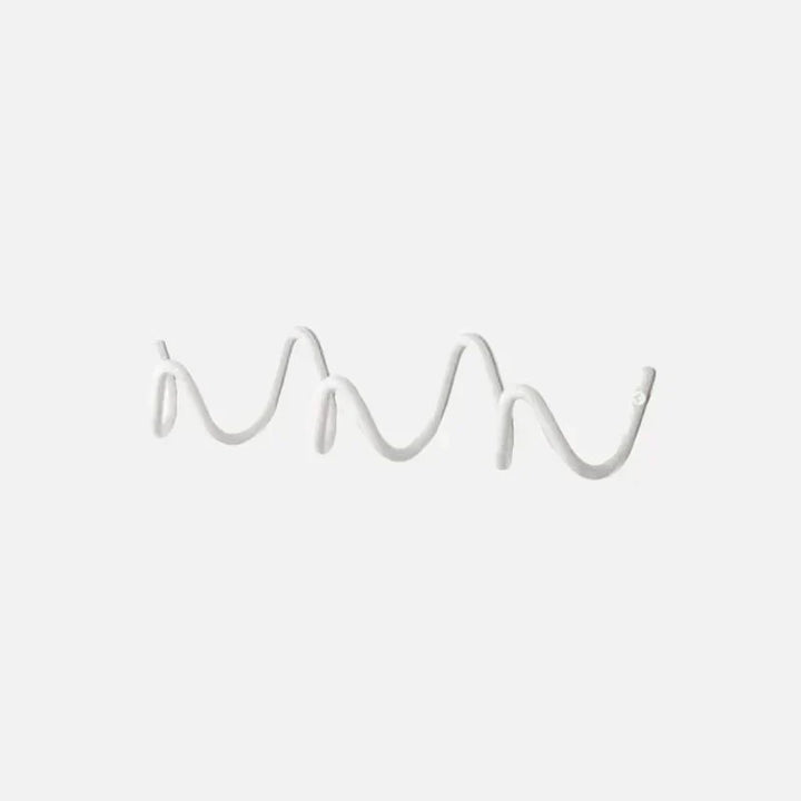 Lisslune | LineaForm Elegant Metal Wall Hook – Minimalist Matte Black or White