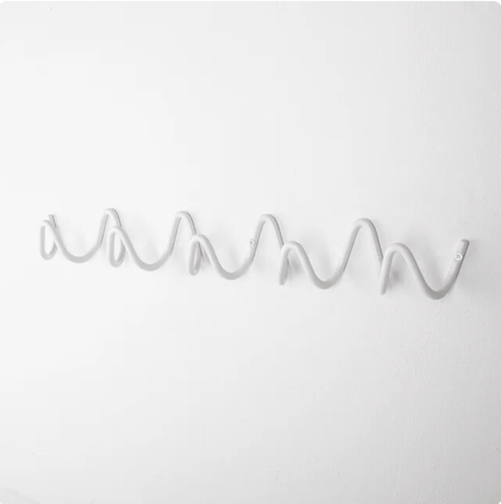 Lisslune | LineaForm Elegant Metal Wall Hook – Minimalist Matte Black or White