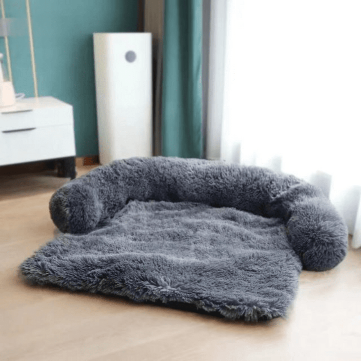 Lisslune | PAWCLOUD SOFA – Cozy Pet Bed with Raised Border and Furniture Guard