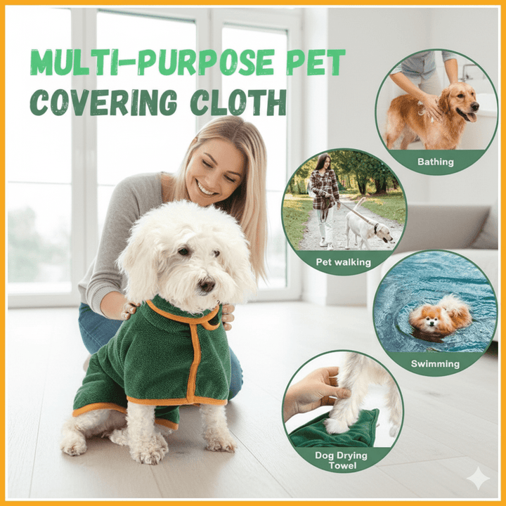 Lisslune | PAWFLECT – Super Absorbent Dog Coat for Quick Drying and Comfort