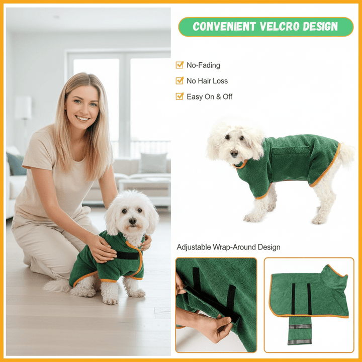 Lisslune | PAWFLECT – Super Absorbent Dog Coat for Quick Drying and Comfort