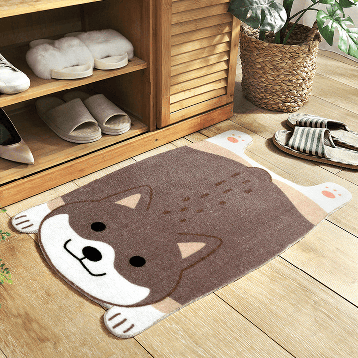 Lisslune | Pawprints Animal Mat – Cute Non-Slip Floor Mat for Cozy, Safe Living Spaces with Easy-Care Design
