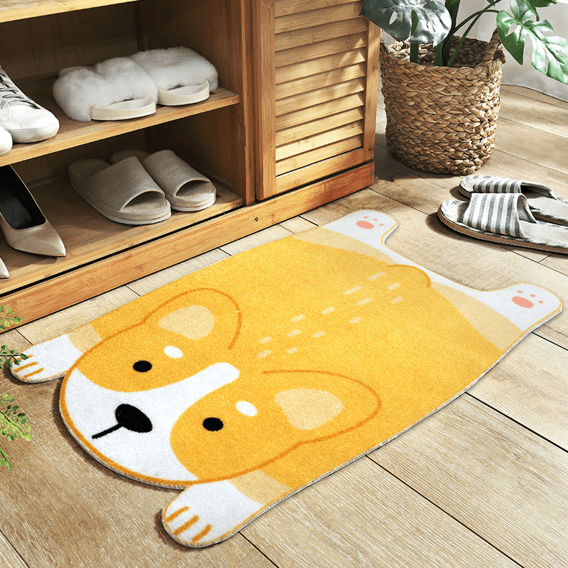 Lisslune | Pawprints Animal Mat – Cute Non-Slip Floor Mat for Cozy, Safe Living Spaces with Easy-Care Design