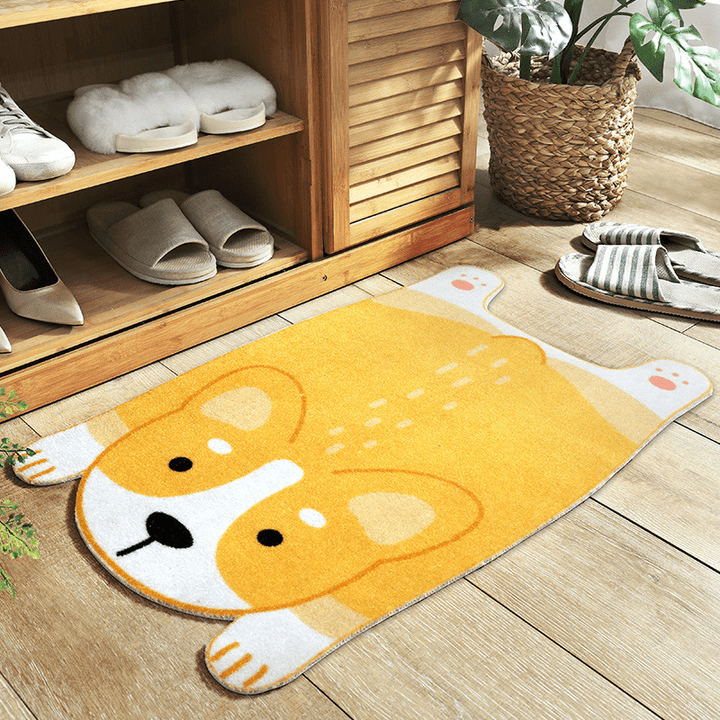 Lisslune | Pawprints Animal Mat – Cute Non-Slip Floor Mat for Cozy, Safe Living Spaces with Easy-Care Design