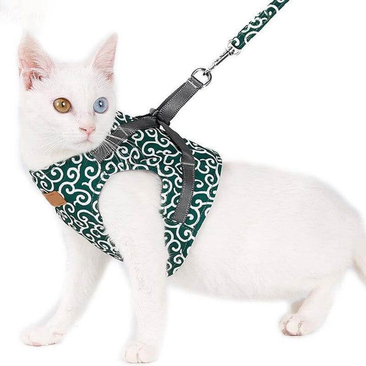 Lisslune | PAWVENTURE HARNESS – Cat Harness Vest Set with Breathable Mesh & Leash