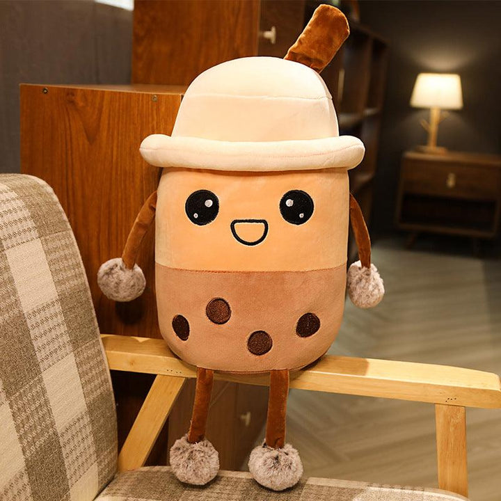 Lisslune | Shady Pearl Milk Tea Plush Pillow - Exclusive Deluxe Edition
