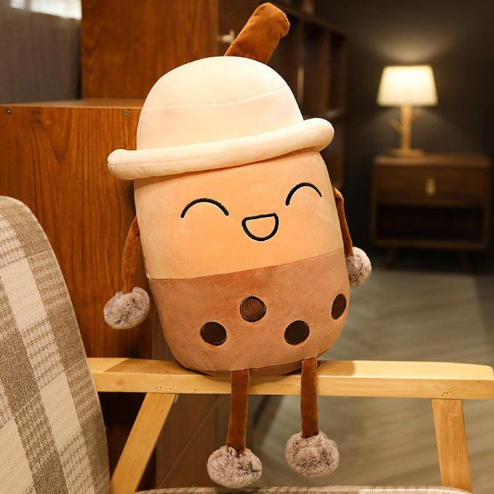Lisslune | Shady Pearl Milk Tea Plush Pillow - Exclusive Deluxe Edition