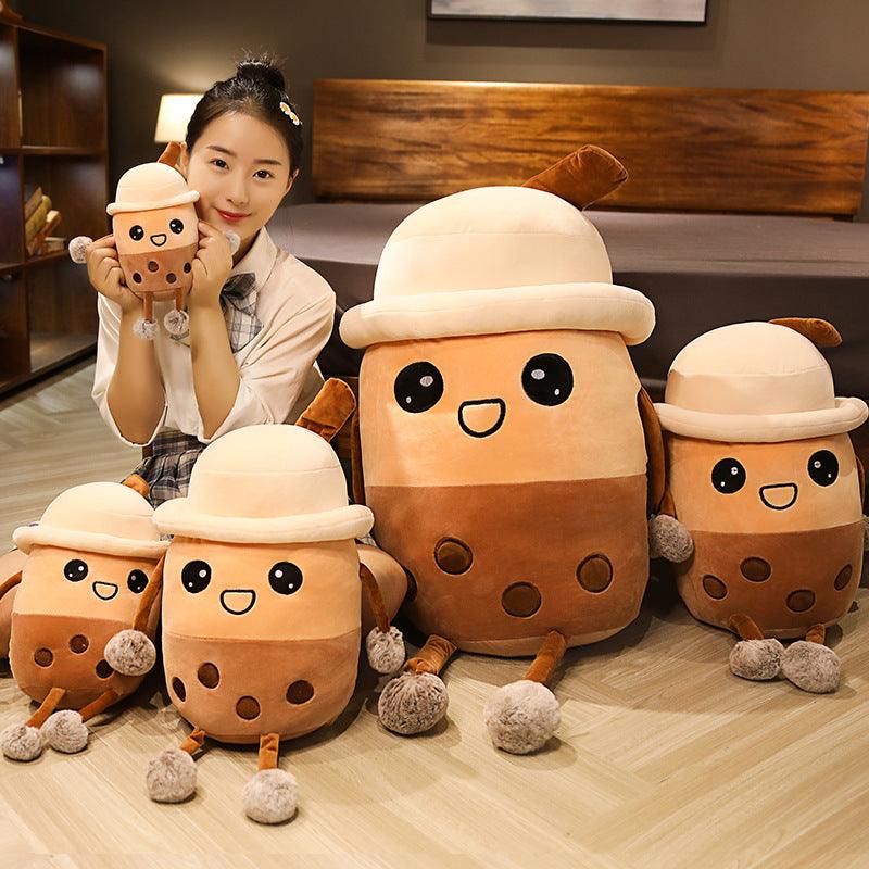 Lisslune | Shady Pearl Milk Tea Plush Pillow - Exclusive Deluxe Edition