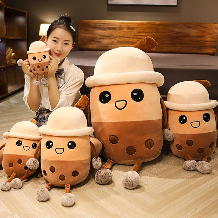 Lisslune | Shady Pearl Milk Tea Plush Pillow - Exclusive Deluxe Edition