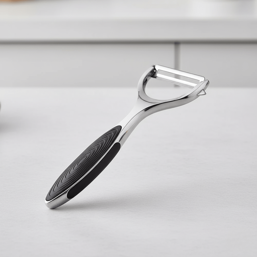 Lisslune | PeelMate Pro – Comfortable, Non-Slip Stainless Steel Peeler for Effortless Prep