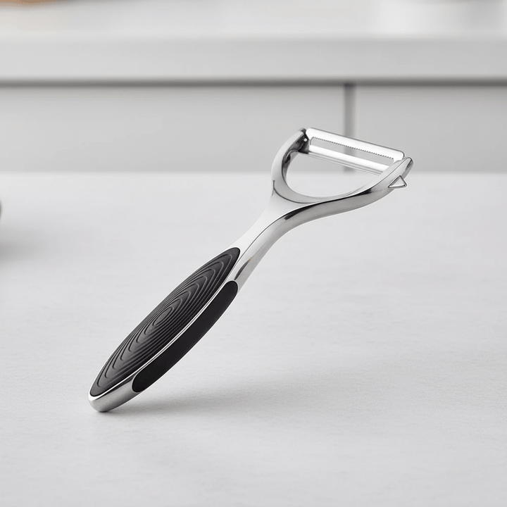 Lisslune | PeelMate Pro – Comfortable, Non-Slip Stainless Steel Peeler for Effortless Prep