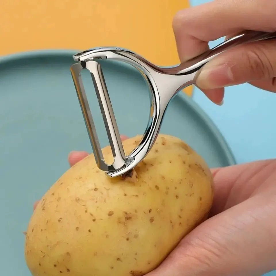 Lisslune | PeelMate Pro – Comfortable, Non-Slip Stainless Steel Peeler for Effortless Prep