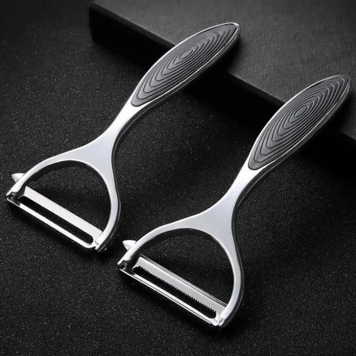 Lisslune | PeelMate Pro – Comfortable, Non-Slip Stainless Steel Peeler for Effortless Prep