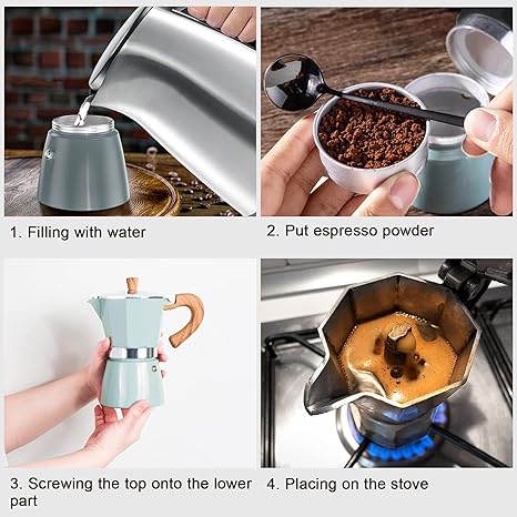 Lisslune | Percolator for Authentic Espresso On the Go - EspressoGo