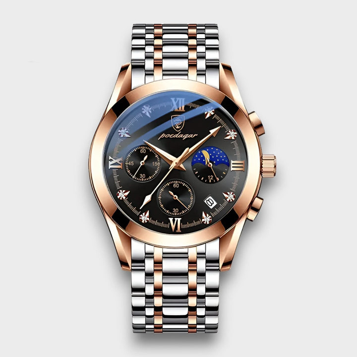 Lisslune | Men’s Stainless Steel Swiss Quartz Watch