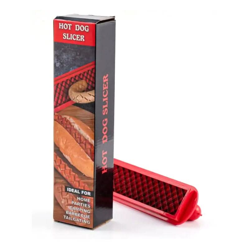 Lisslune | Hot Dog Slicer – Criss-Cross Slots for Even Cooking