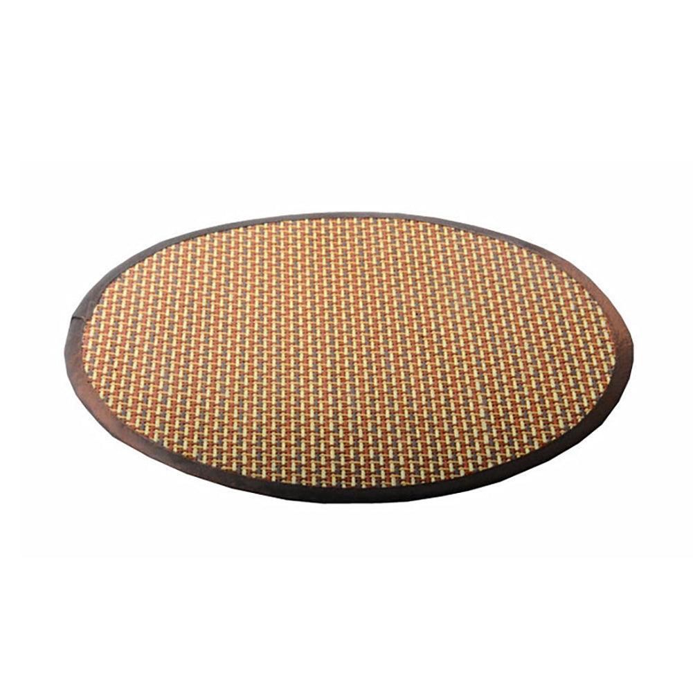 Lisslune | Pet Comfort Oasis: Round Rattan Cooling Cushions for Summer Relief