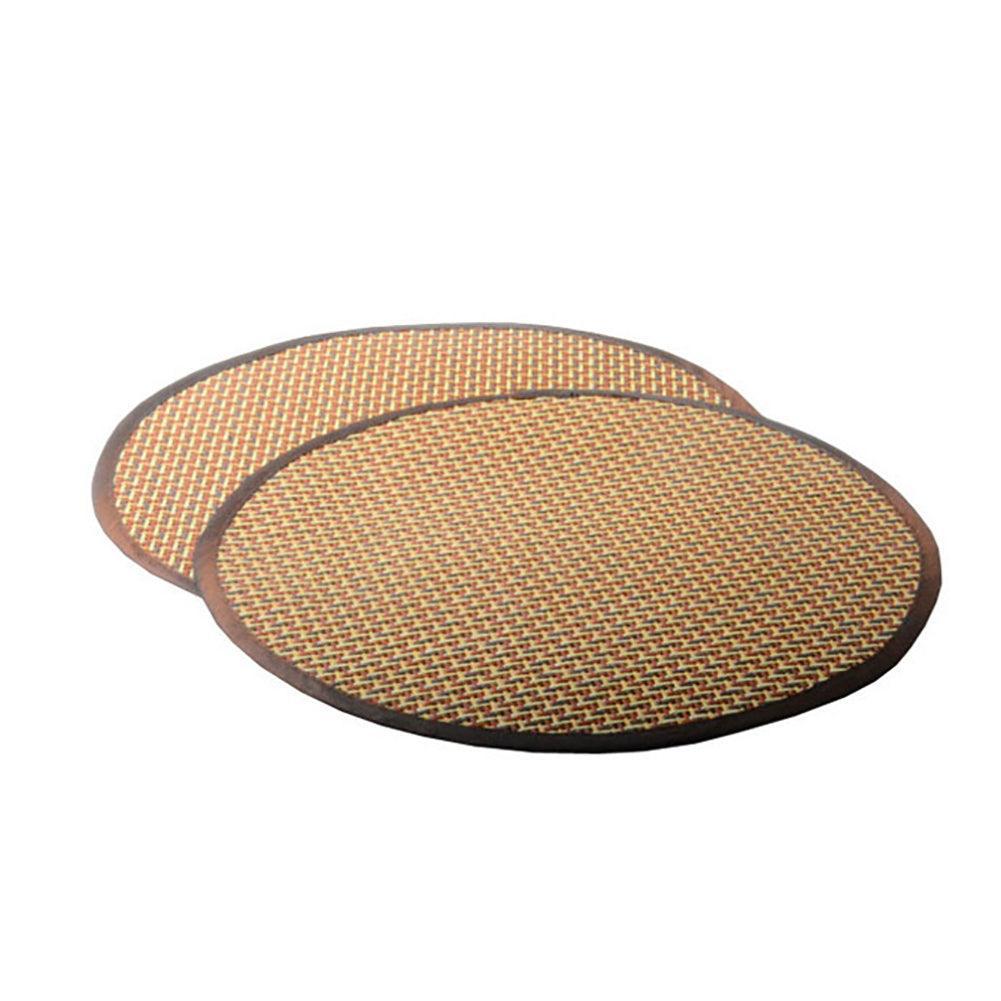 Lisslune | Pet Comfort Oasis: Round Rattan Cooling Cushions for Summer Relief