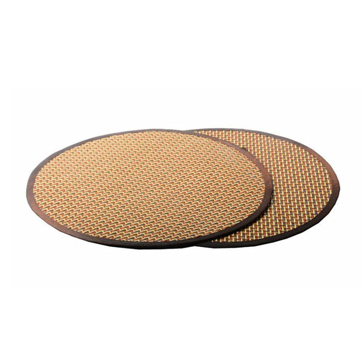 Lisslune | Pet Comfort Oasis: Round Rattan Cooling Cushions for Summer Relief