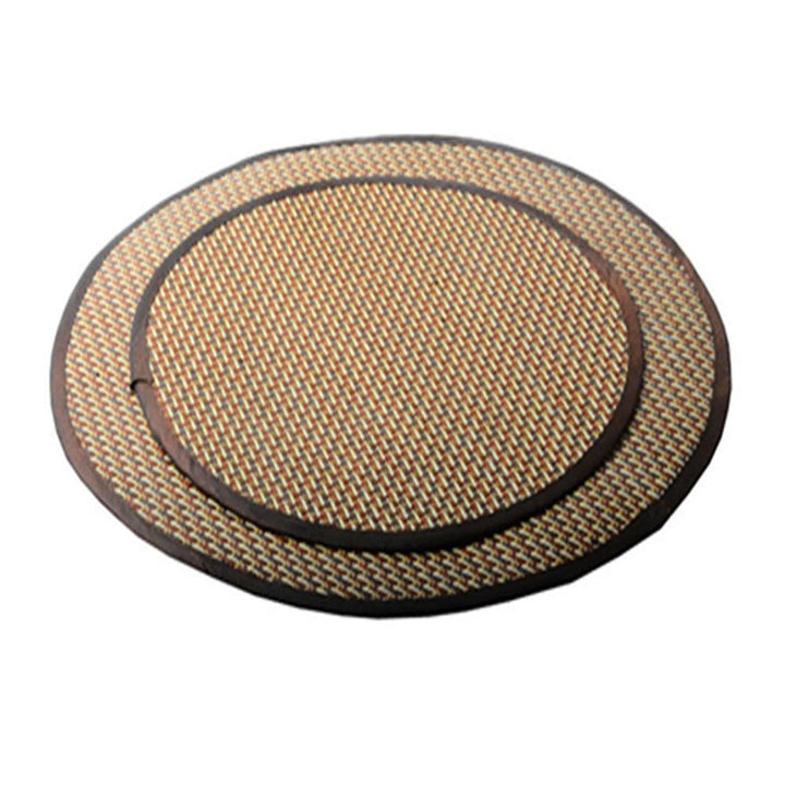 Lisslune | Pet Comfort Oasis: Round Rattan Cooling Cushions for Summer Relief