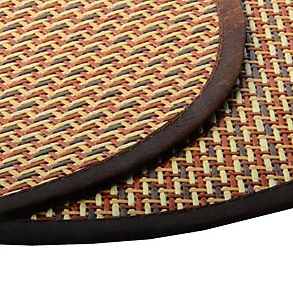 Lisslune | Pet Comfort Oasis: Round Rattan Cooling Cushions for Summer Relief