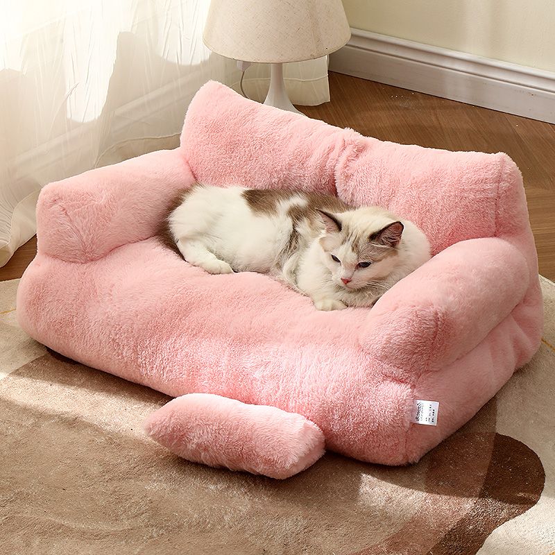 Lisslune | CozyCloud Bolster – Calming Pet Bed with Washable Cover for Dogs and Cats