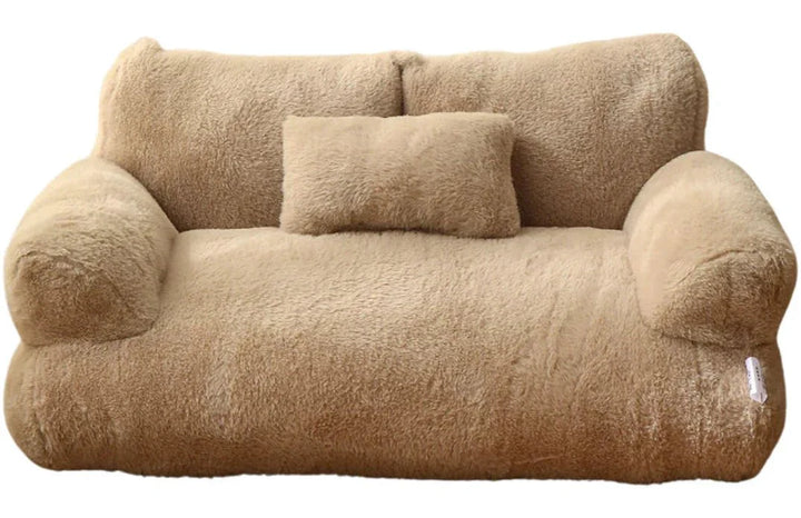 Lisslune | CozyCloud Bolster – Calming Pet Bed with Washable Cover for Dogs and Cats