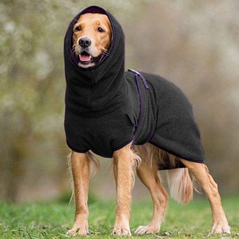 Lisslune | CozyPaws - Fleece dog jacket with hood for warmth and comfort