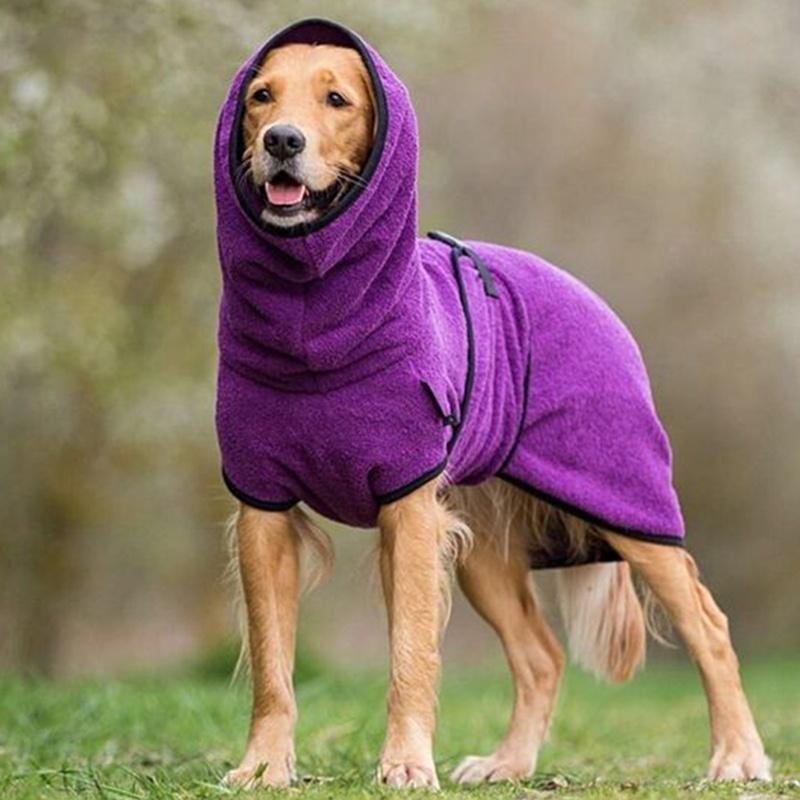 Lisslune | CozyPaws - Fleece dog jacket with hood for warmth and comfort