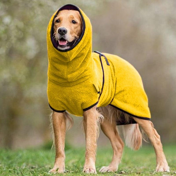 Lisslune | CozyPaws - Fleece dog jacket with hood for warmth and comfort