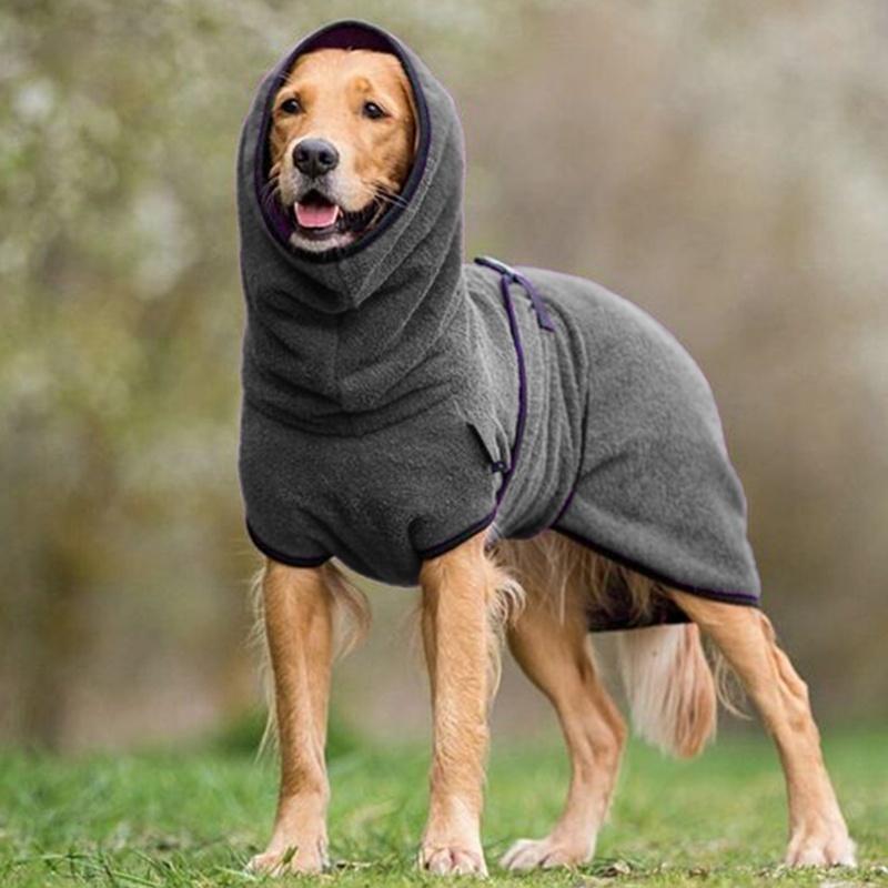 Lisslune | CozyPaws - Fleece dog jacket with hood for warmth and comfort
