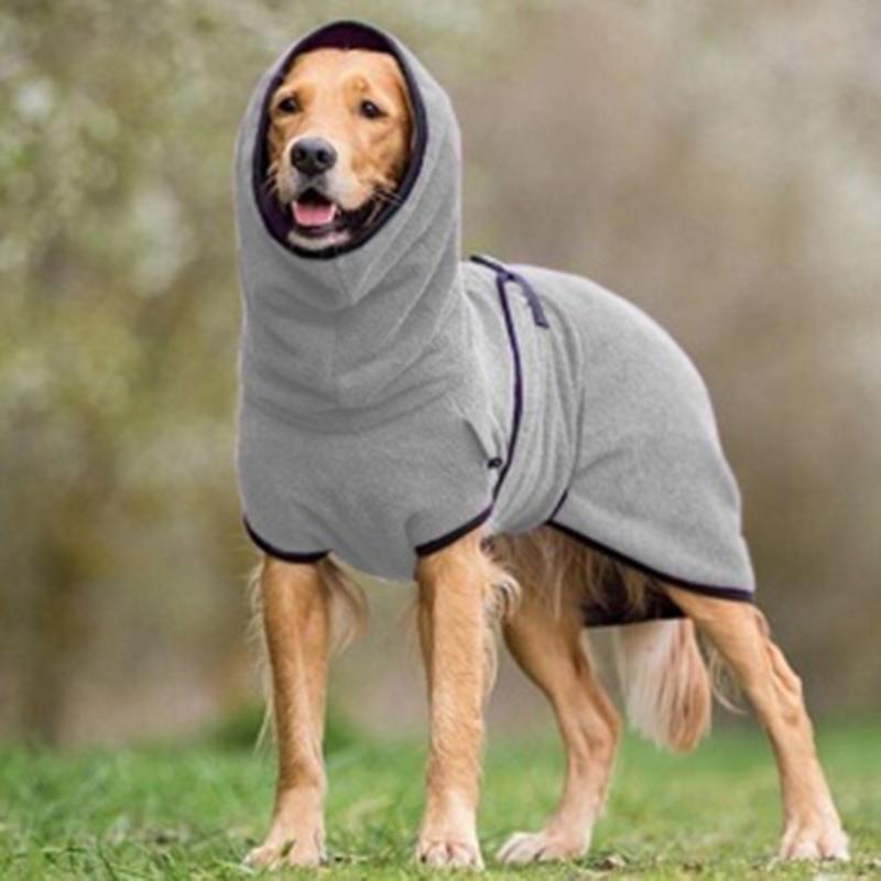 Lisslune | CozyPaws - Fleece dog jacket with hood for warmth and comfort