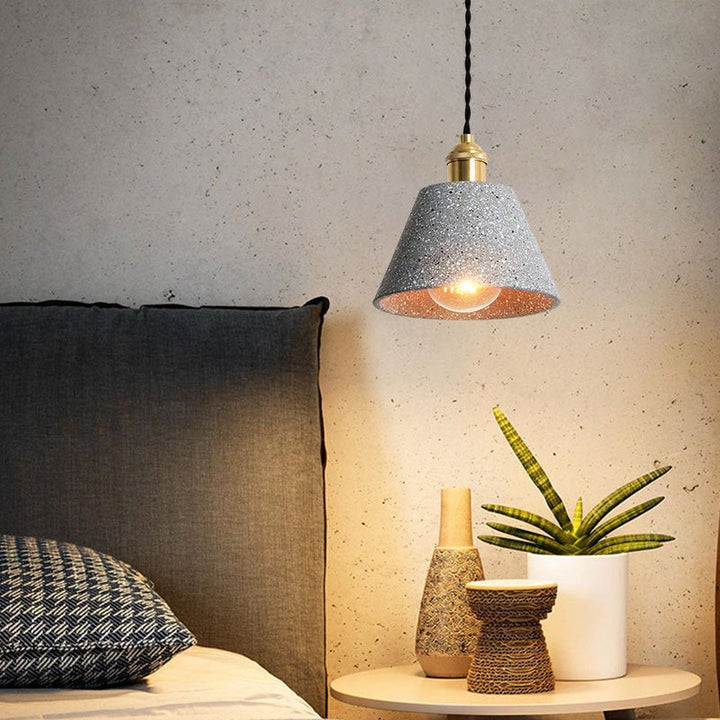 Lisslune | UrbanLume – Modern Cement Hanging Lamp