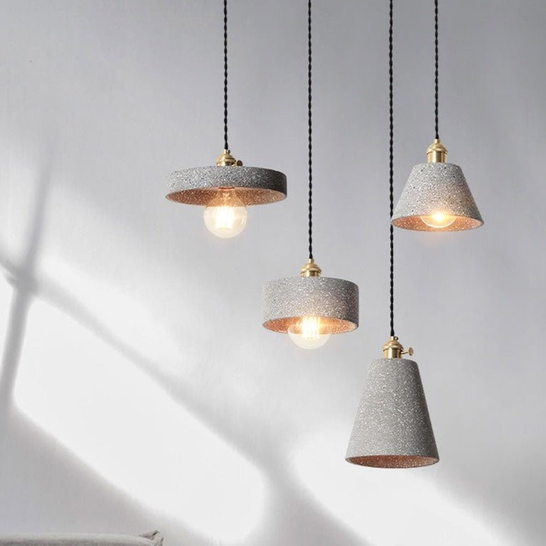 Lisslune | UrbanLume – Modern Cement Hanging Lamp
