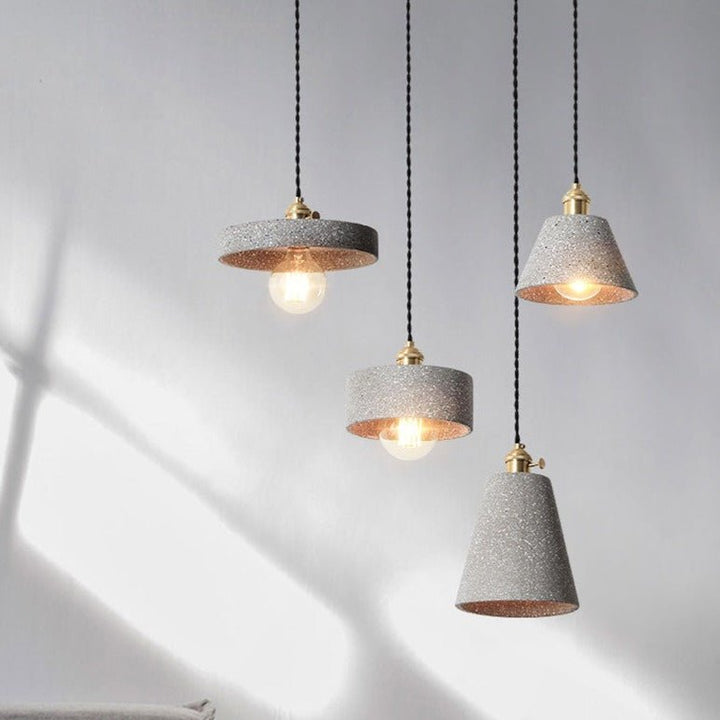 Lisslune | UrbanLume – Modern Cement Hanging Lamp