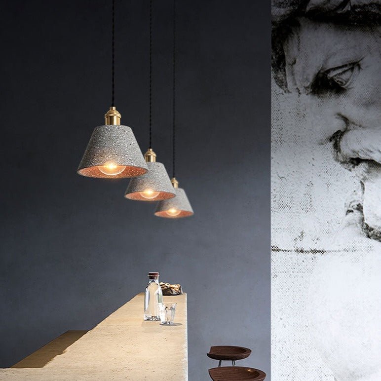 Lisslune | UrbanLume – Modern Cement Hanging Lamp