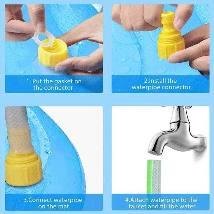 Lisslune | SPLASHZONE – Interactive Water Pad for Dogs with Sprinkler Cooling Fun
