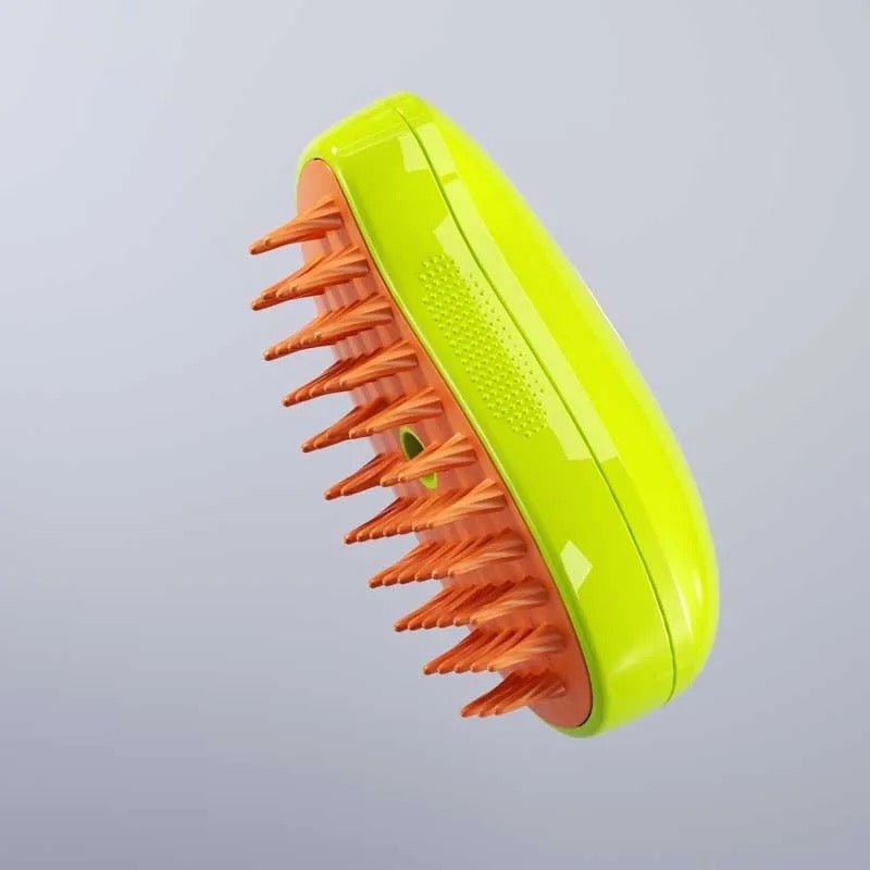 Lisslune | Petsteam – Gentle Steam Brush for Dogs and Cats with Built-In Hair Removal
