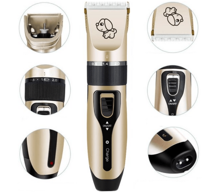 Lisslune | GROOMTECH – Professional Dog Trimmer with Adjustable Speeds & Brush