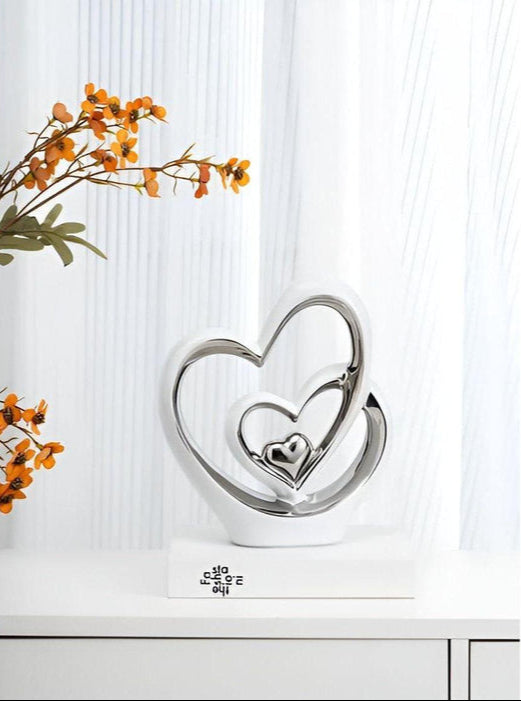 Lisslune | HeartDecor - Unique double heart sculpture