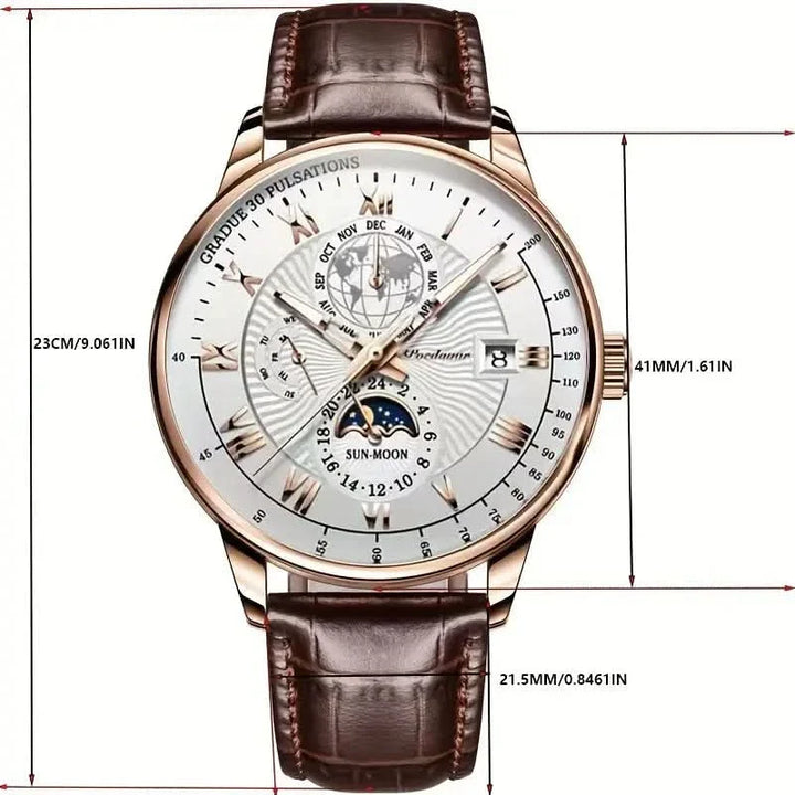 Lisslune | Mechanical Men’s Luxury Watch with Moonphase